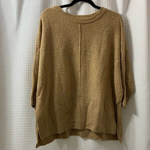 L&G Seamed Poncho Sweater
